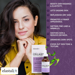 Elastalift with algae and soy extracts highlighting natural ingredient benefits