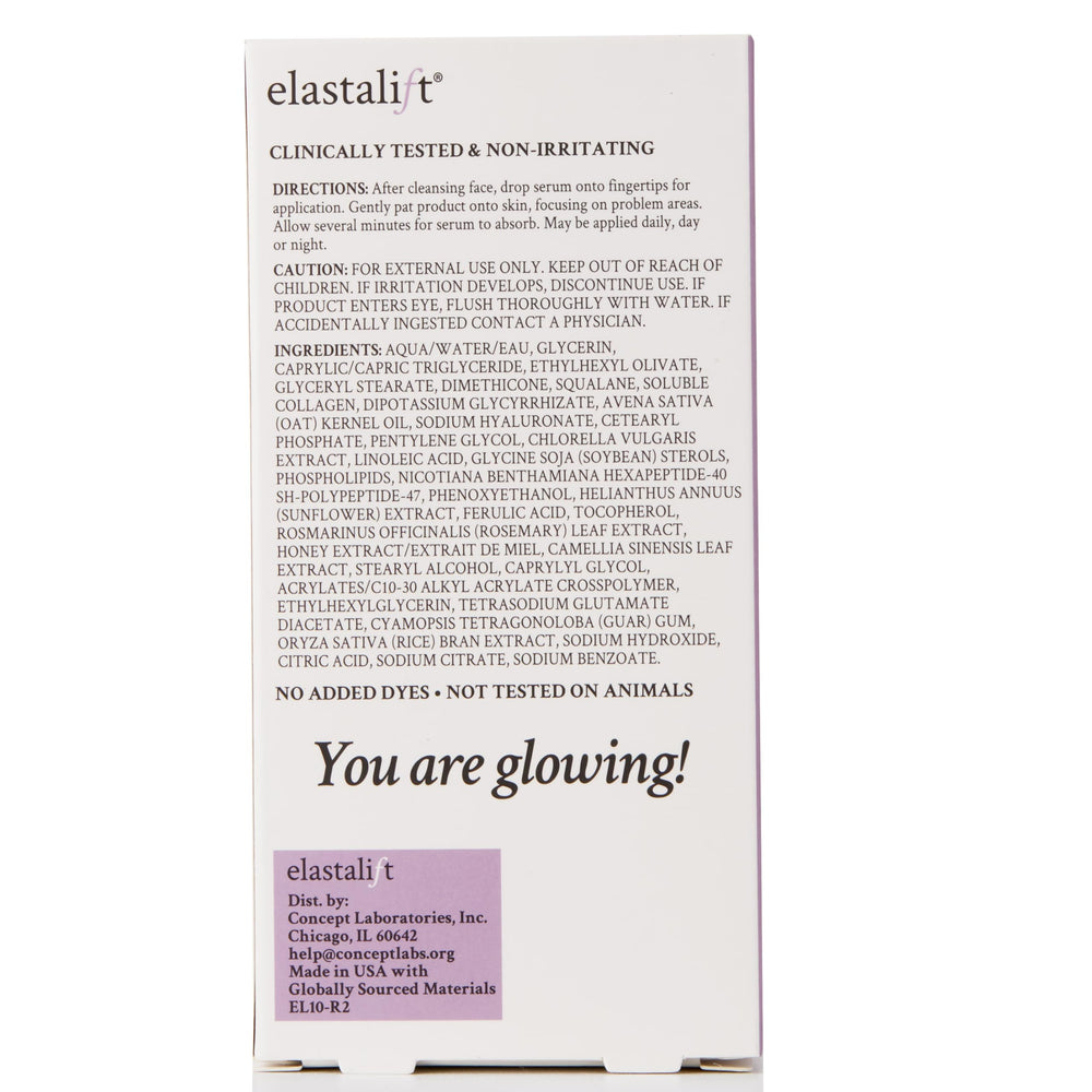 Elastalift on bathroom counter in lifestyle scene showing daily routine benefit
