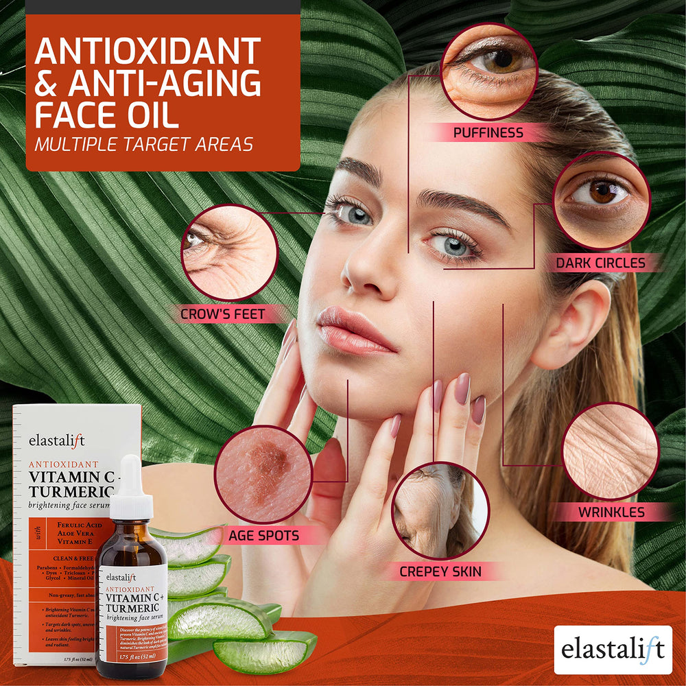Elastalift serum texture on hand illustrating lightweight, fast-absorbing feel