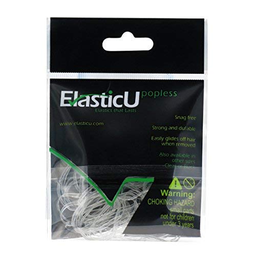 ElasticU used in a ponytail demonstrating secure hold and discreet look