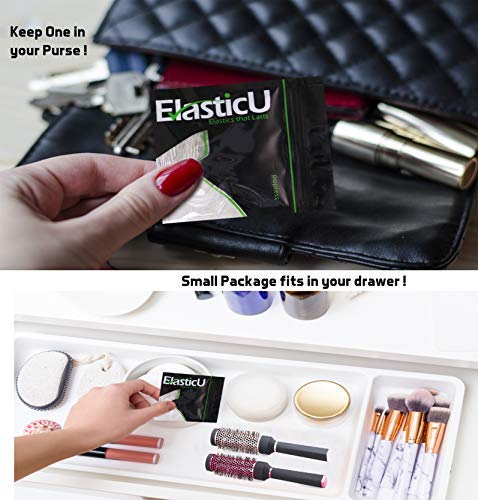 ElasticU array of bands spread flat showing consistent shape and flat design