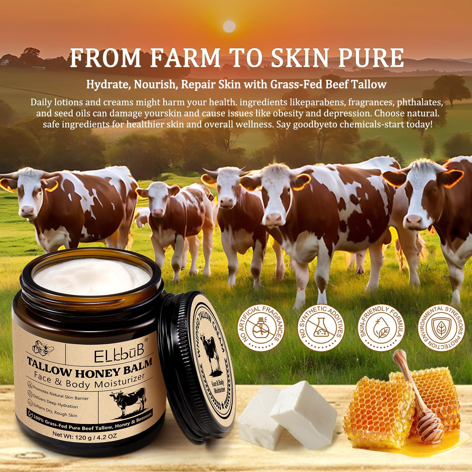 ELBBUB application on hand demonstrating quick absorption and hydration
