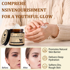 ELBBUB applied to face during morning routine for lightweight nourishment