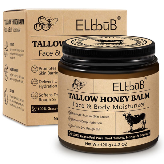 ELBBUB jar front view showing clean label and product benefit