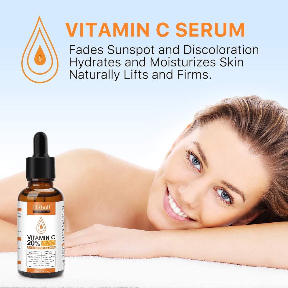 ELBBUB hyaluronic acid serum texture on skin close-up showing hydration and plumping effect