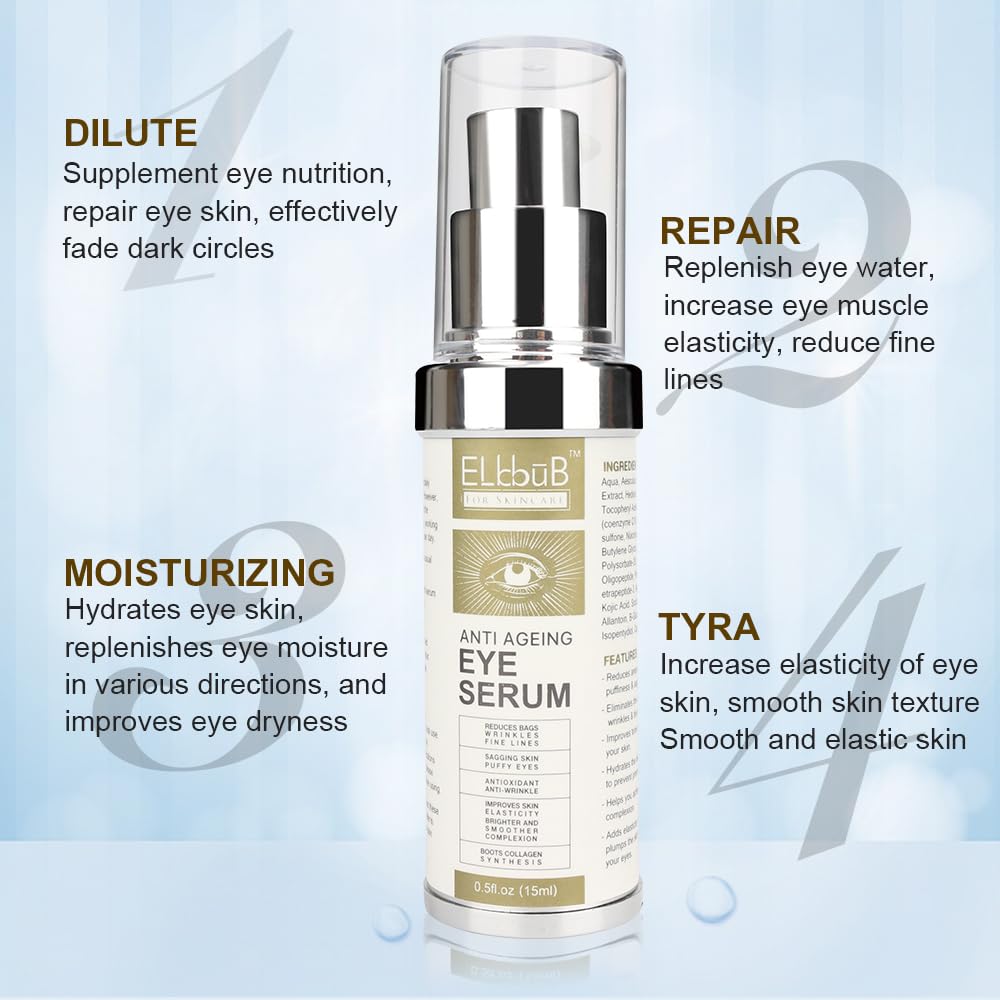 ELBBUB texture close-up showing smooth serum consistency for fast absorption benefit