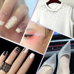 Eleegem crystals decorating a shoe for fashion embellishment