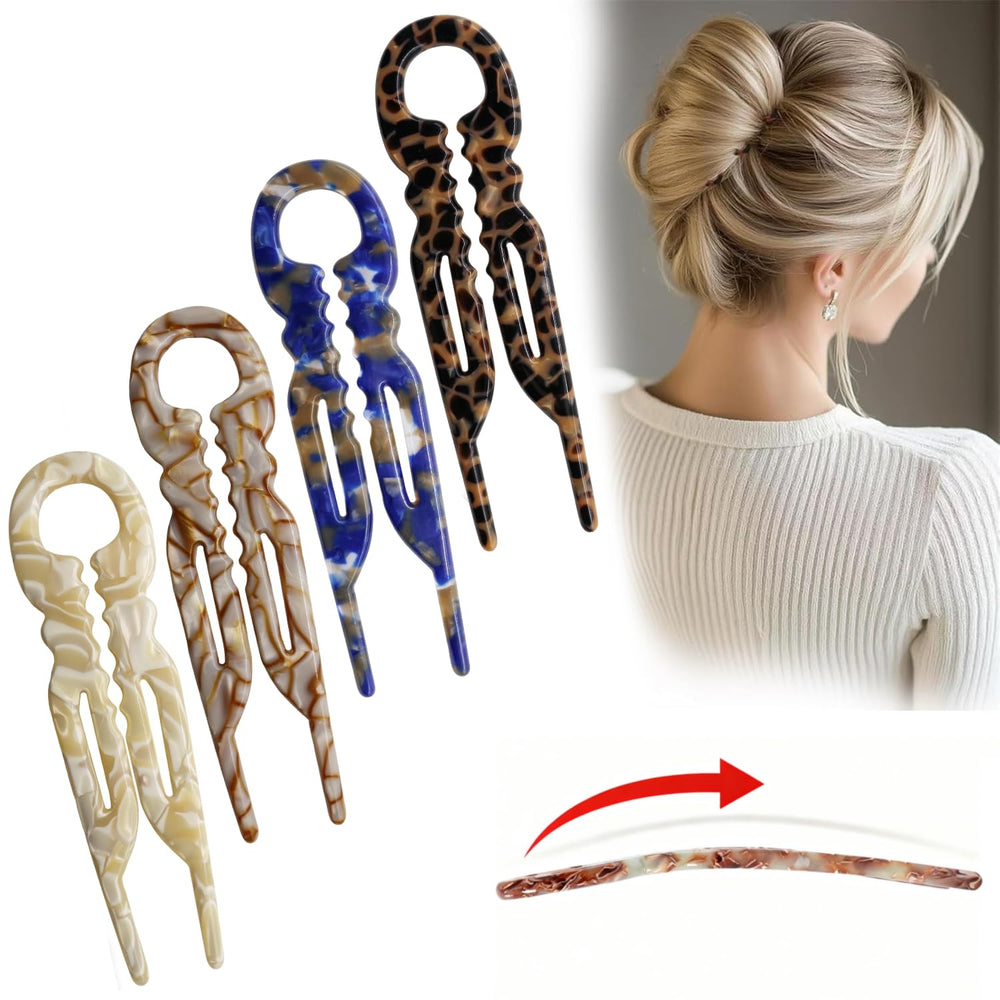 Elefutura hair pins in wedding hairstyle giving refined decorative finish