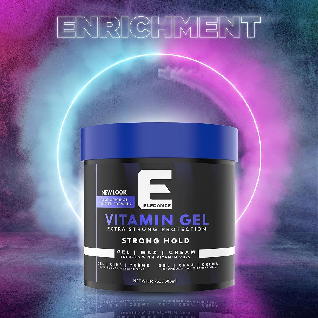 E Elegance holding through comb test showing strong hold and flake-free finish