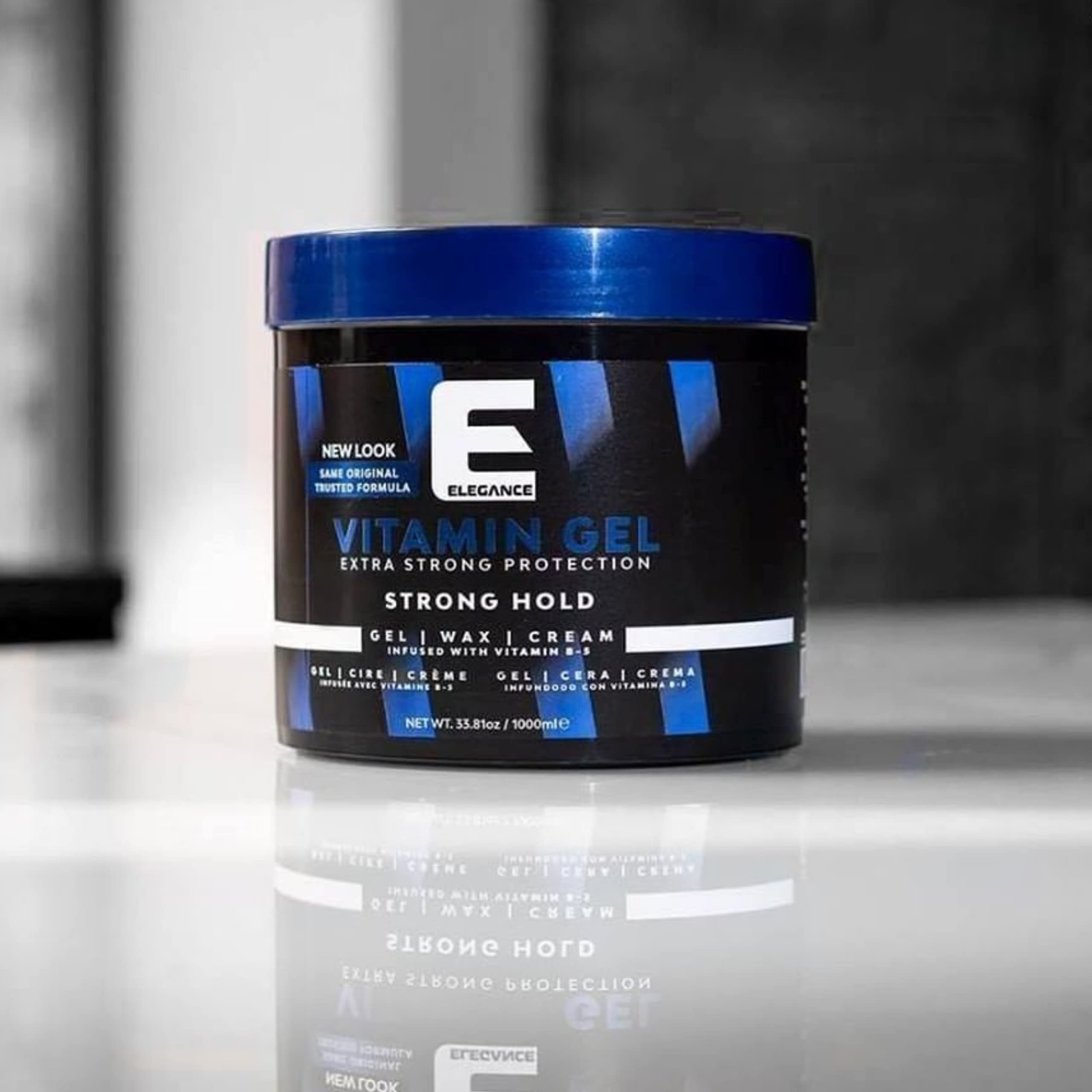 E Elegance gel texture close-up highlighting smooth consistency for even application