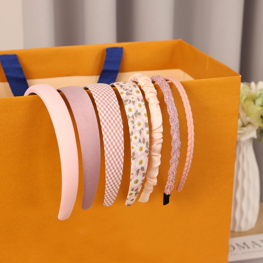 Eleilians headband styled on model for elevated, easy everyday fashion