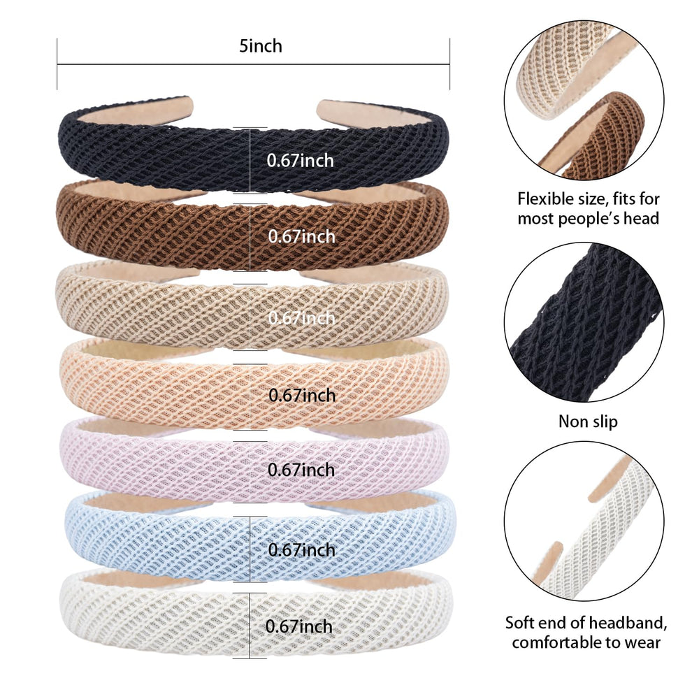Eleilians headbands worn by model demonstrating secure fit and outfit boost