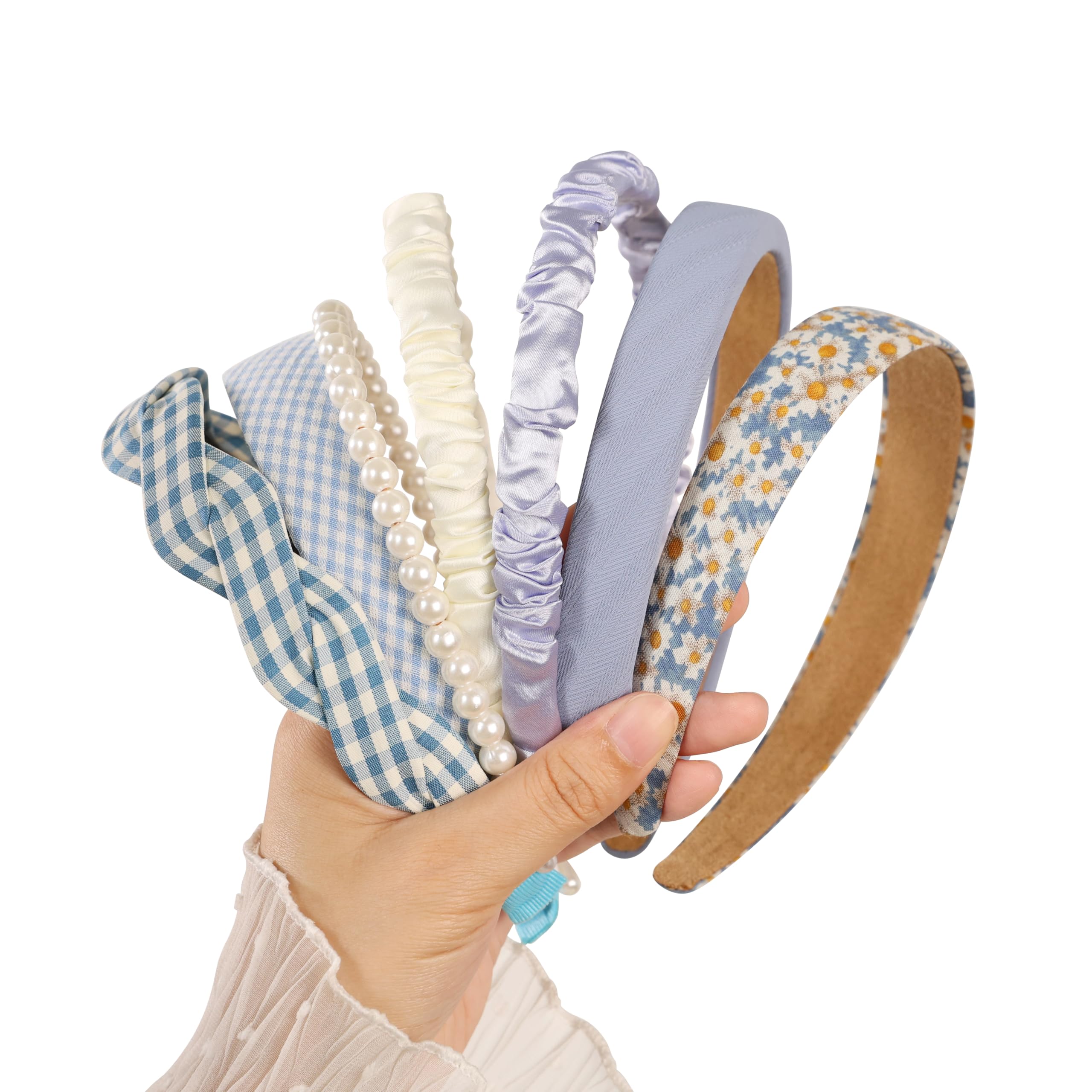 Eleilians padded headband profile showing cushion for comfortable all-day wear