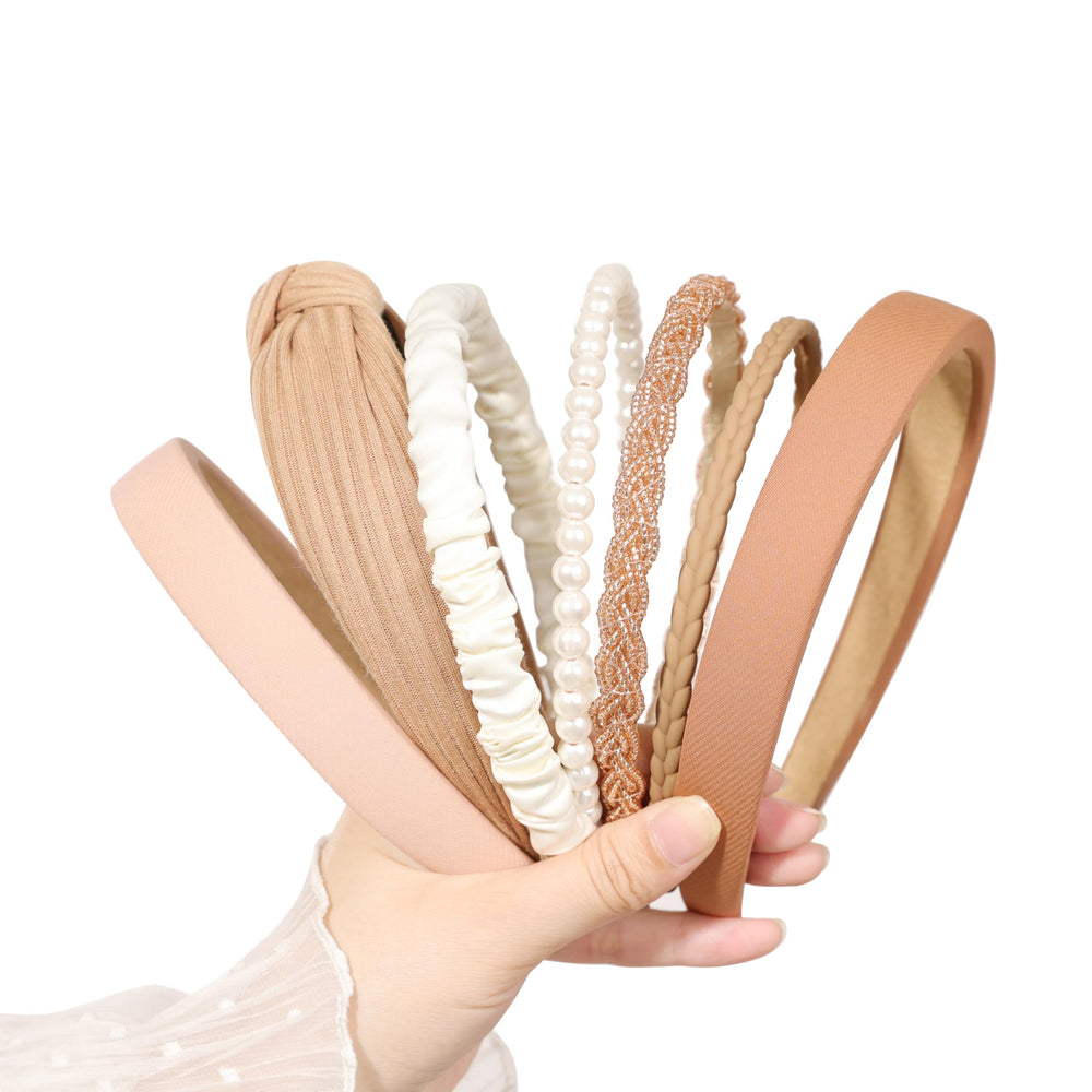 Eleilians padded headband profile showing vintage shape and cushioned comfort