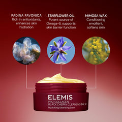 ELEMIS ingredients flatlay showing key oils and marine extract benefit