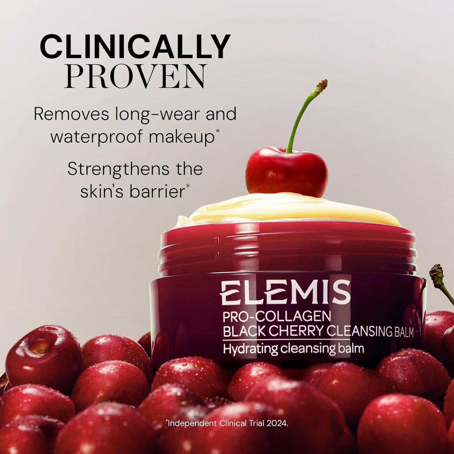 ELEMIS balm open texture close-up showing creamy melt benefit