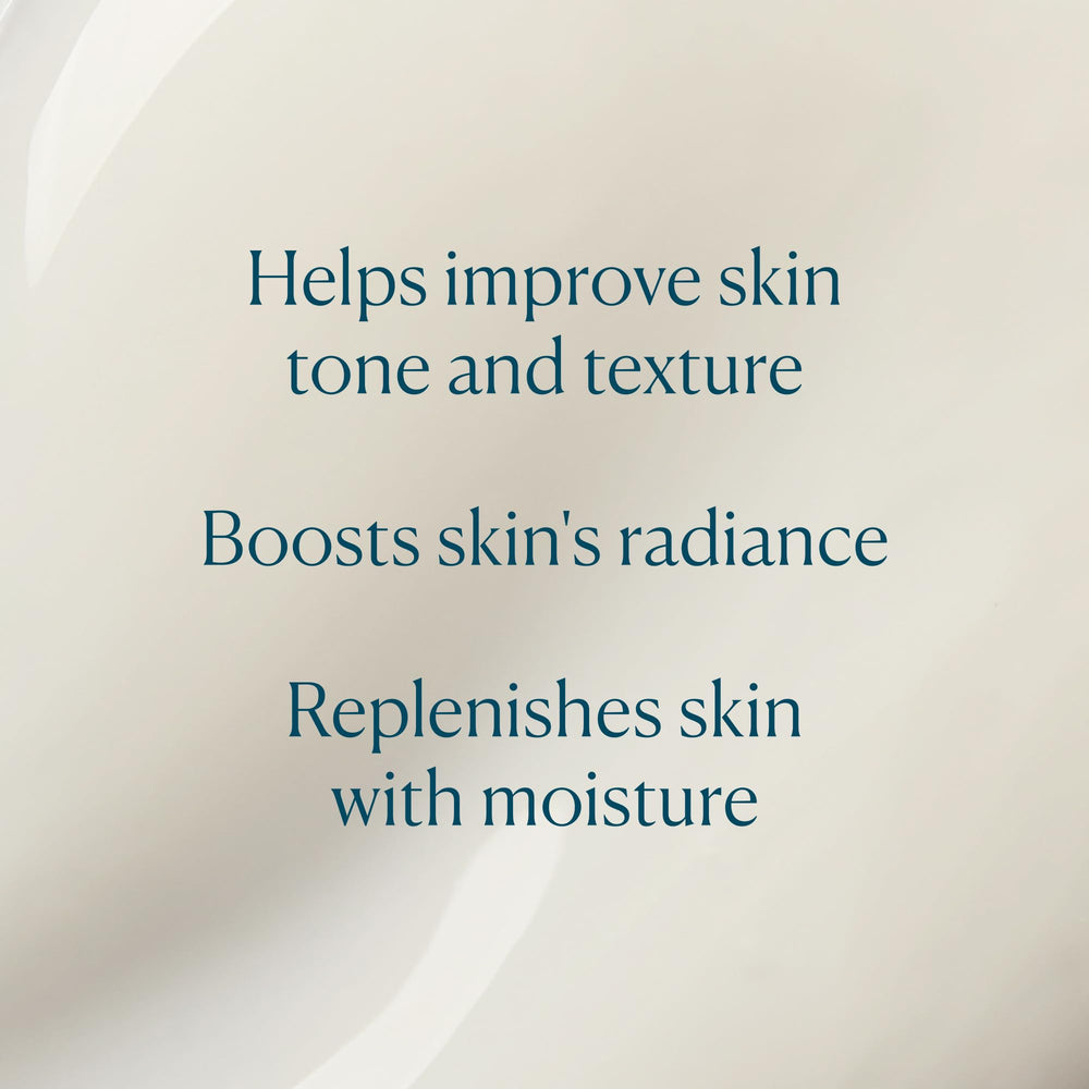 ELEMIS bottle label detail showing key ingredients and clarity