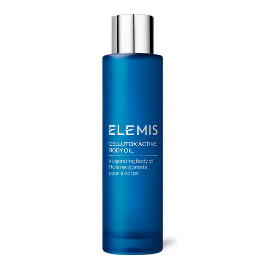 ELEMIS Cellutox front bottle shot showing packaging and brand benefit of detox ritual
