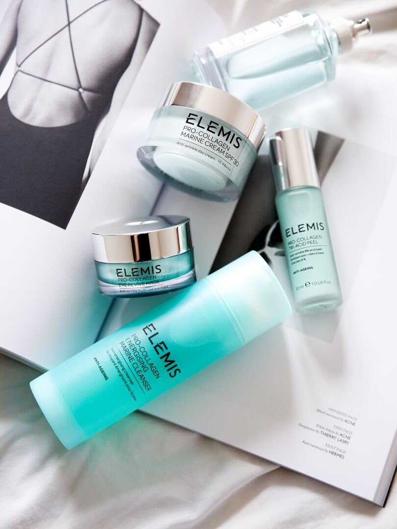 ELEMIS tube staged in bathroom offering a refreshed, energised routine vibe
