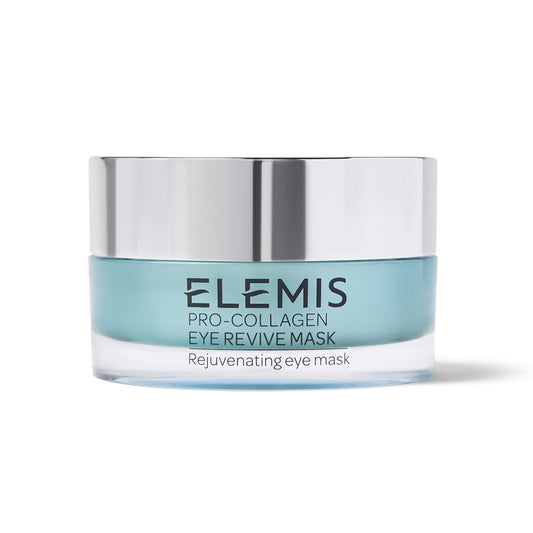 ELEMIS front packaging of Eye Revive Mask showing compact tube and branding for clarity