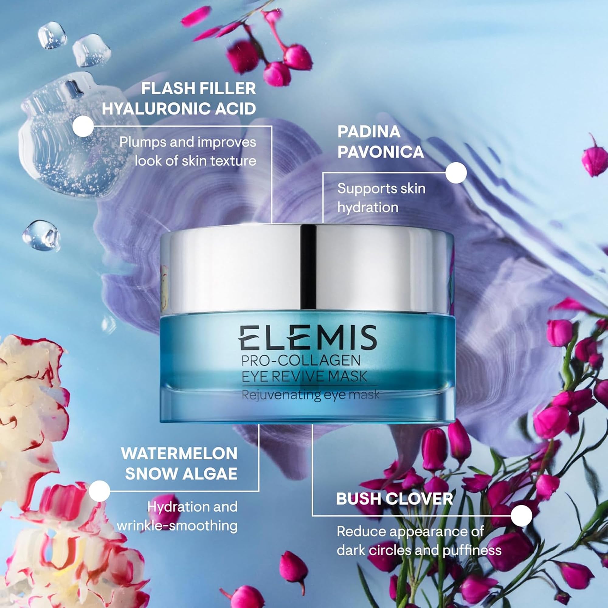 ELEMIS tube next to a coin to show 15ml scale and travel-friendly portability