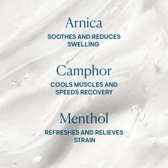 ELEMIS being massaged into shoulder providing targeted cooling relief