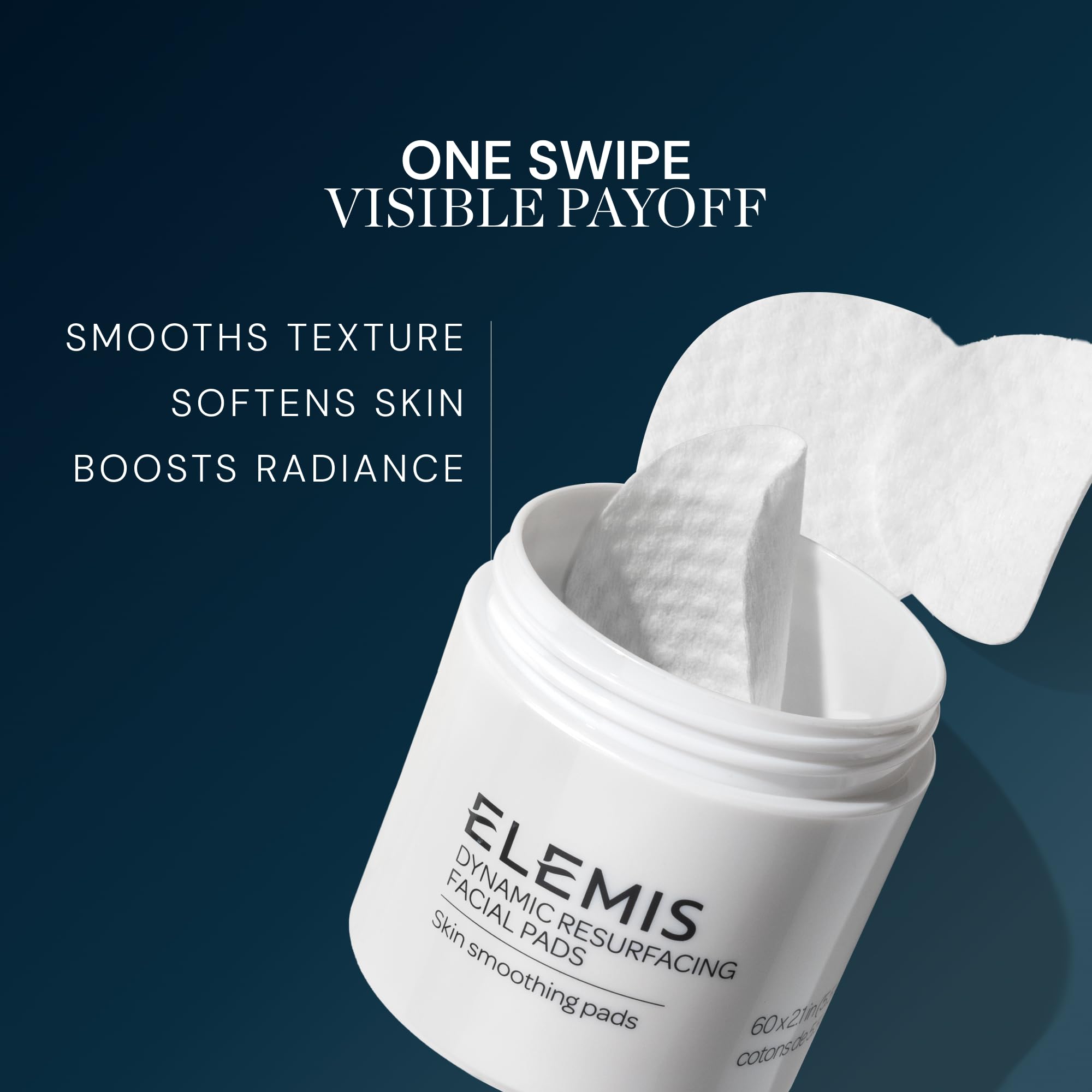 ELEMIS jar label close-up featuring key ingredients and product clarity