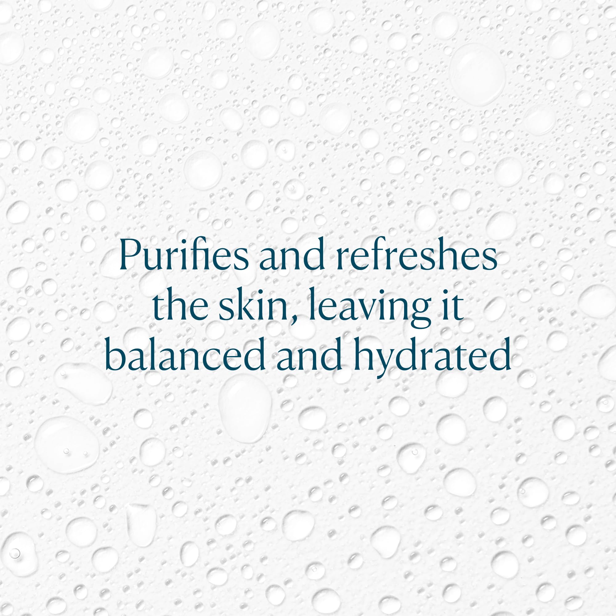 ELEMIS toner pouring to show lightweight texture and easy absorption benefit
