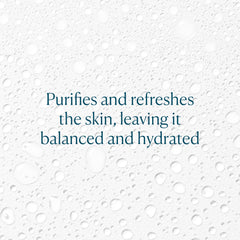 ELEMIS toner pouring to show lightweight texture and easy absorption benefit