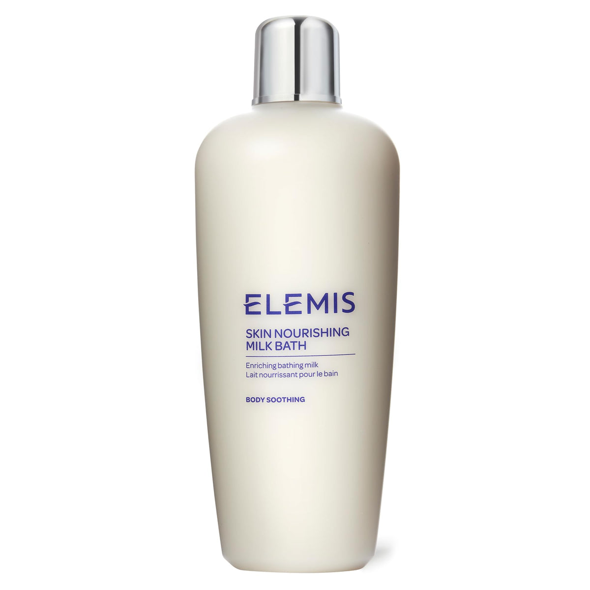 ELEMIS front bottle view showing 400ml milk bath for hydrated skin
