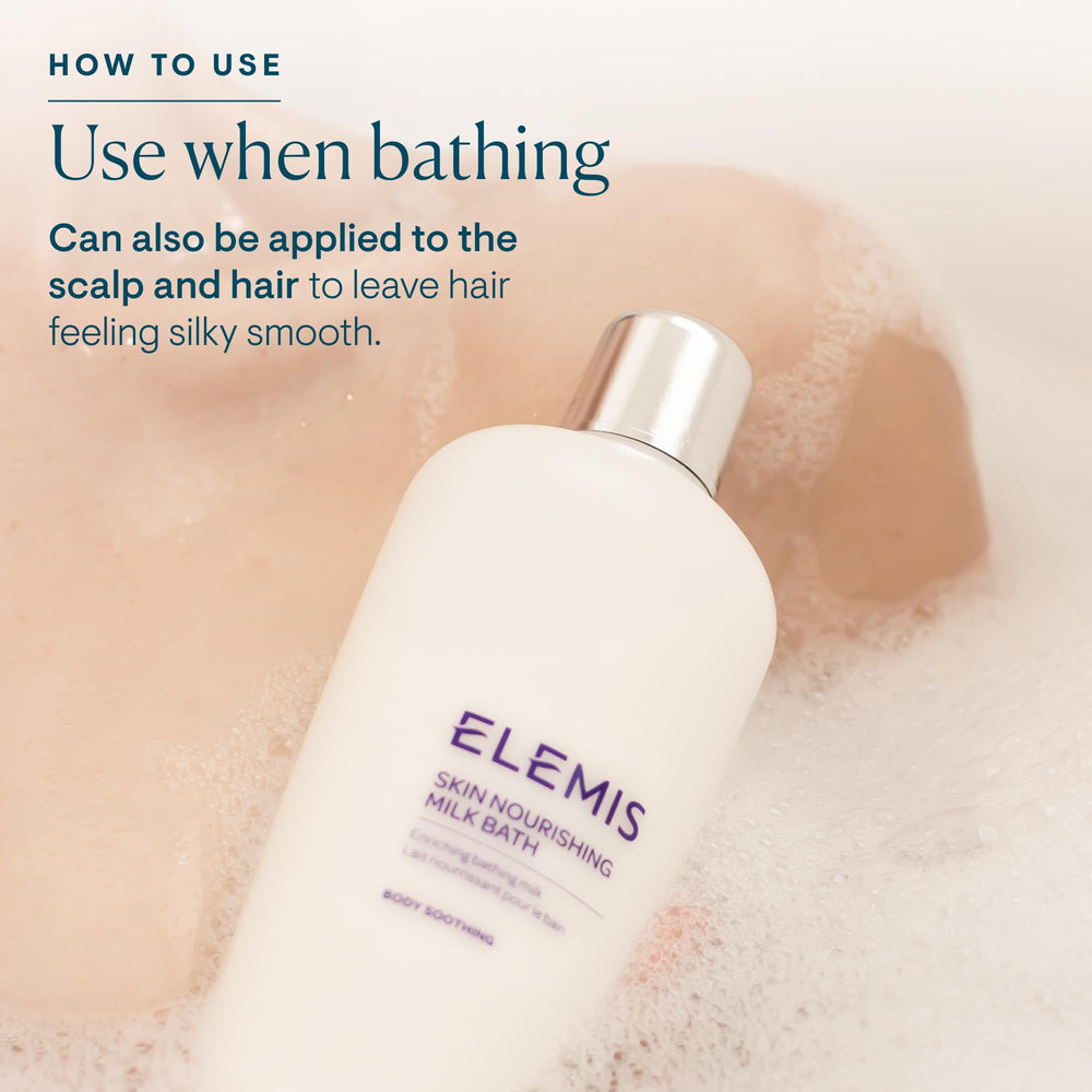 ELEMIS bottle beside everyday items showing true 400ml scale