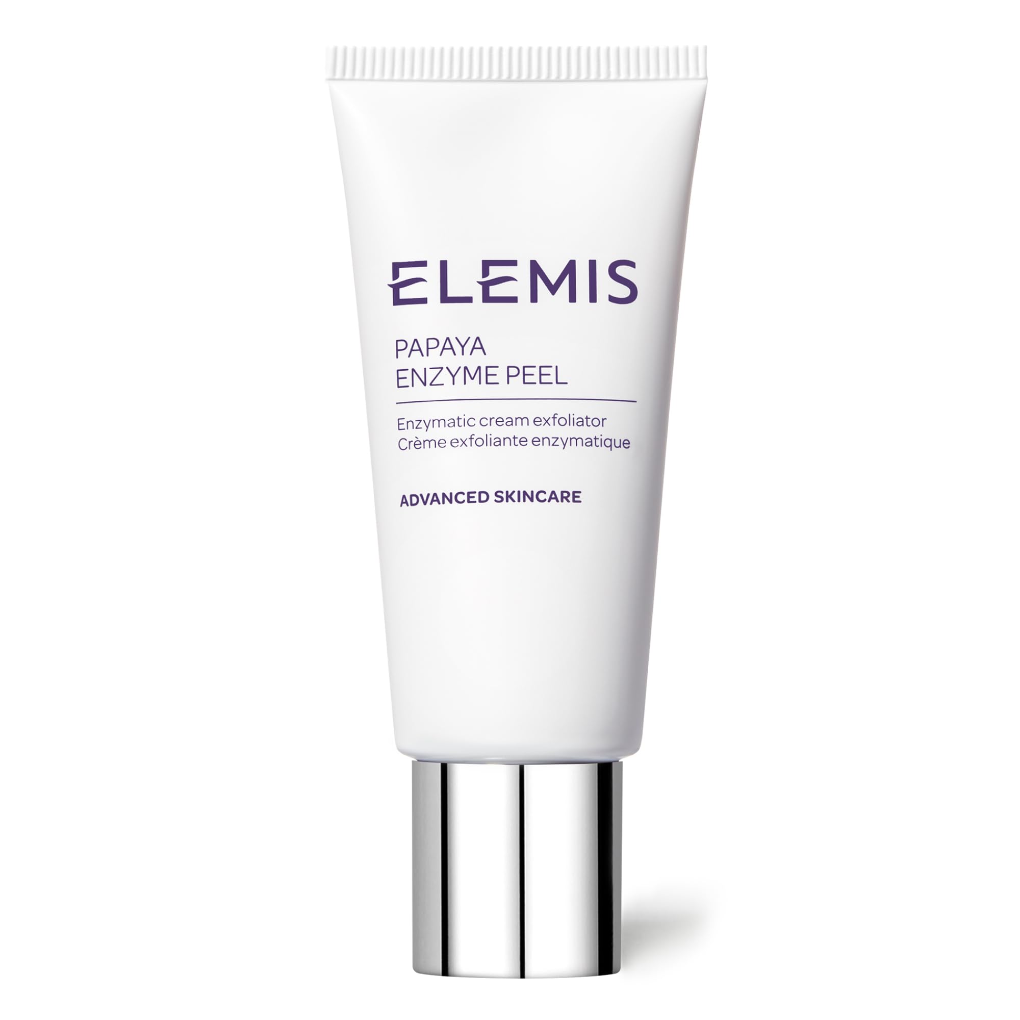 ELEMIS front tube showing product name and size, clear packaging benefit