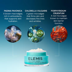 ELEMIS jar held in hand to show 30ml scale and easy travel-friendly convenience