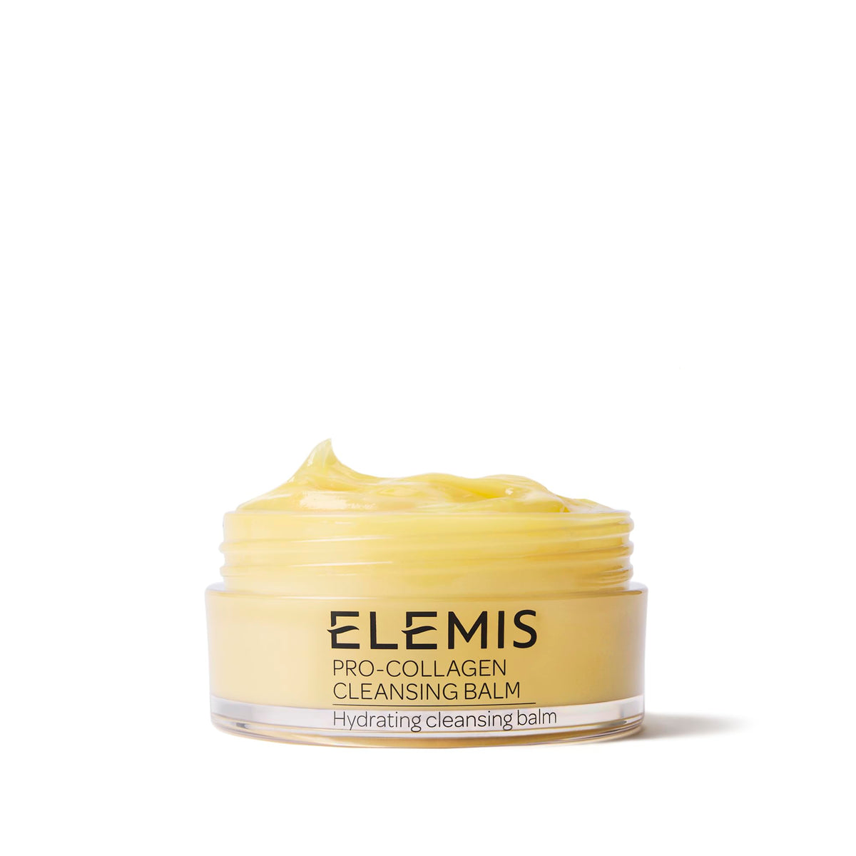 ELEMIS tub front view showing product branding and compact 100g size benefit