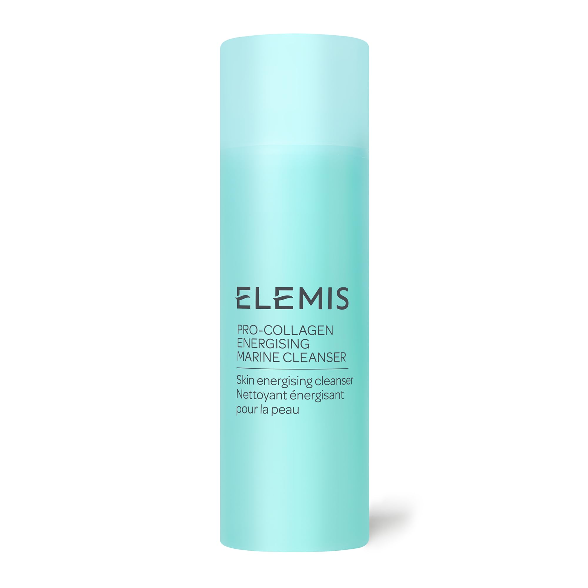 ELEMIS front tube showing product label and calming marine design for clear cleansing