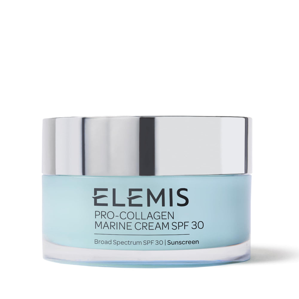 ELEMIS jar front view showing product and clean design benefit