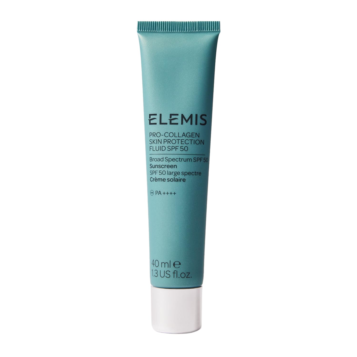 ELEMIS front packaging showing SPF 50 protection and compact design