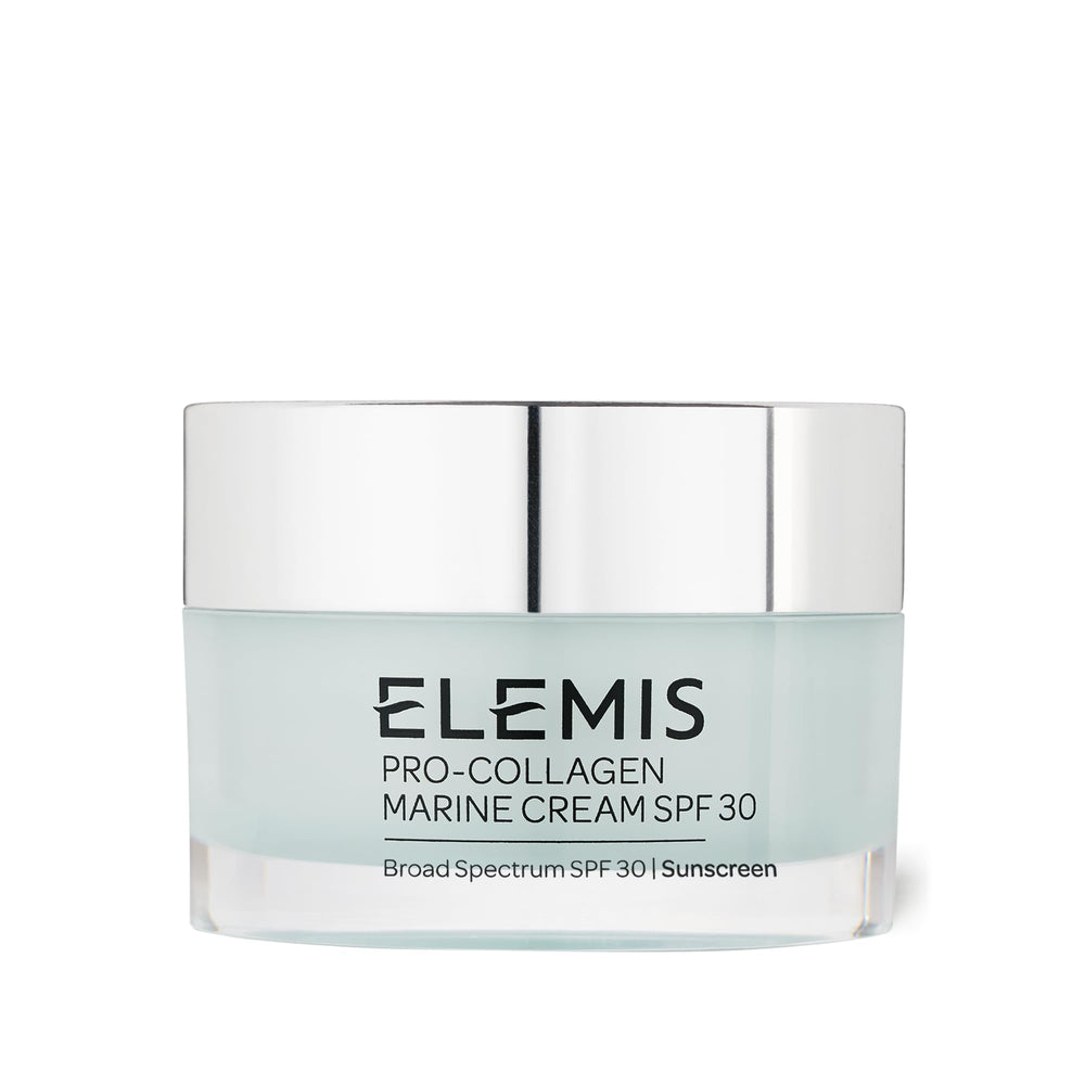 ELEMIS front packaging showing compact 30 ml jar and branding benefit travel-friendly