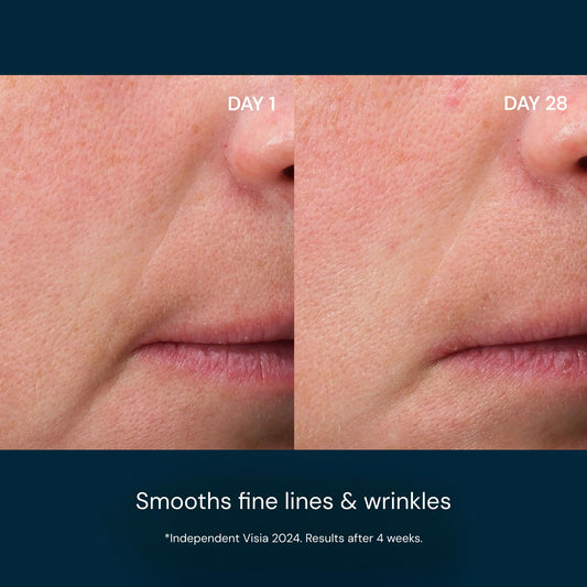 ELEMIS pump dispenser detail delivering precise serum dose with control