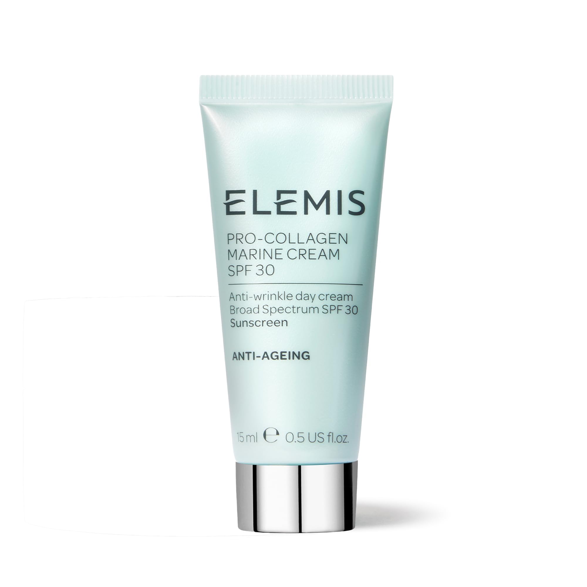 ELEMIS jar front view showing sleek packaging and daily anti-aging benefit