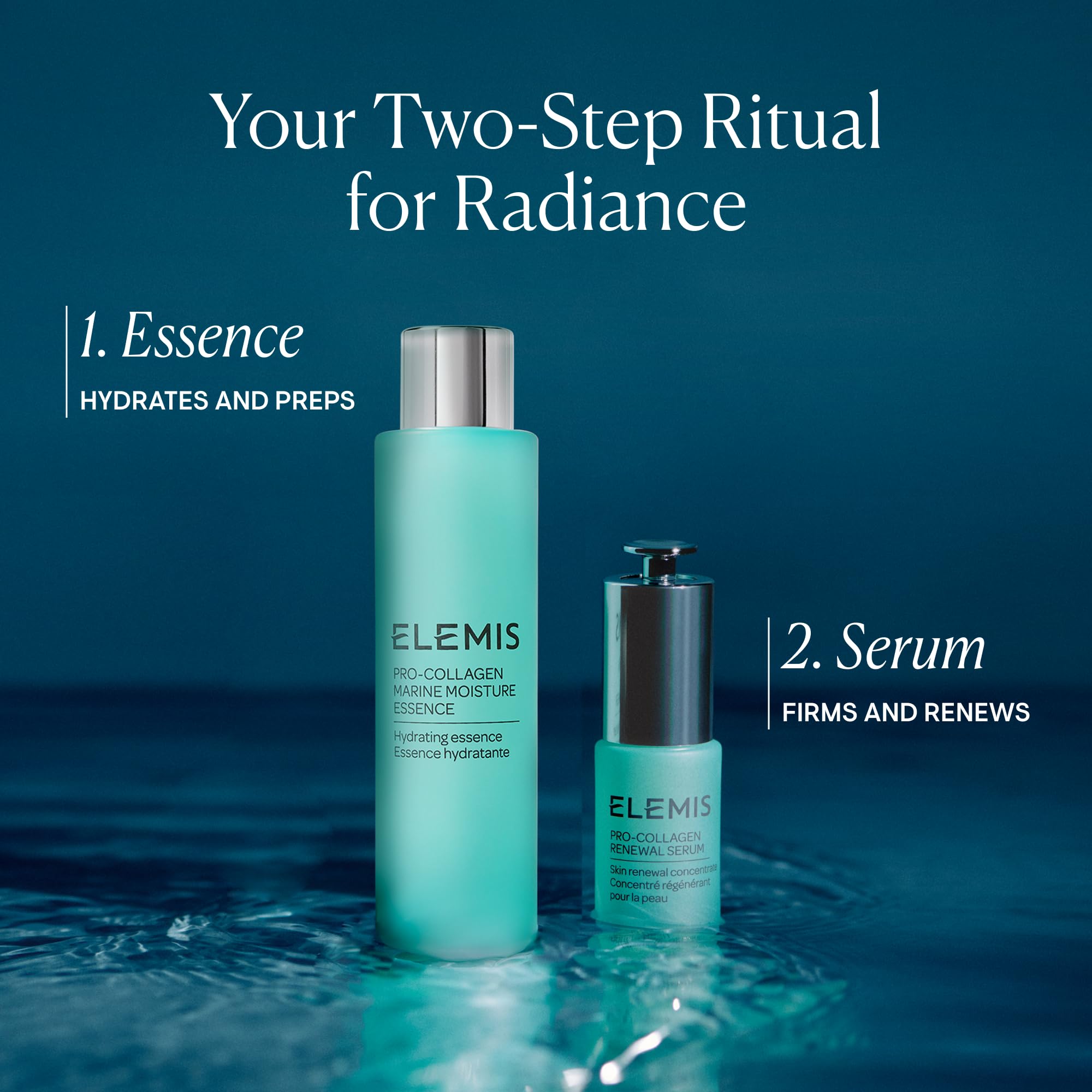 ELEMIS texture on hand showing lightweight gel feel and fast absorption