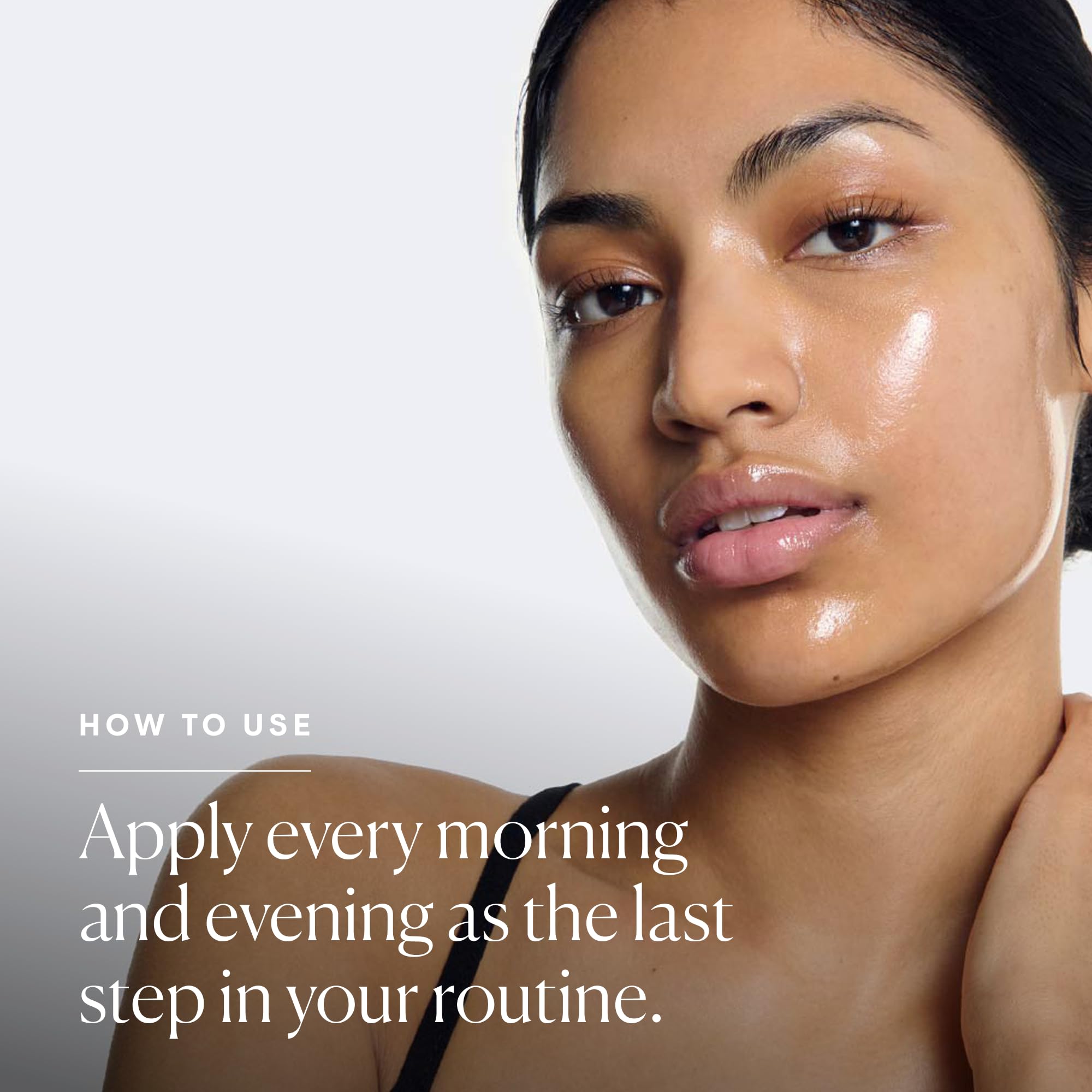 ELEMIS facial oil applied on skin demonstrating smooth absorption and glow