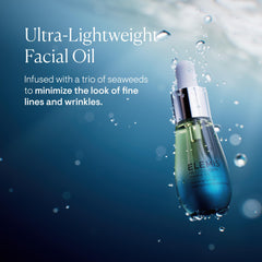 ELEMIS dropper releasing oil illustrating precise, no-spill application benefit