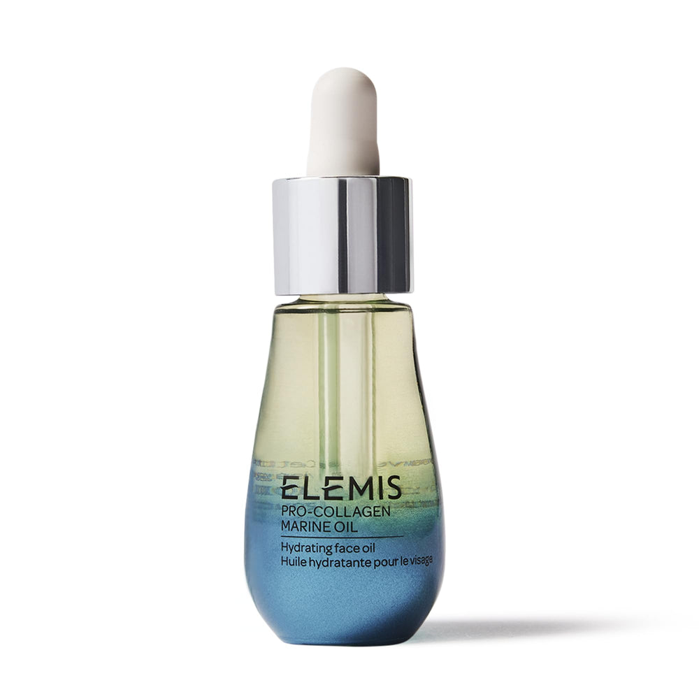 ELEMIS front bottle shot showing compact travel-friendly design and branding