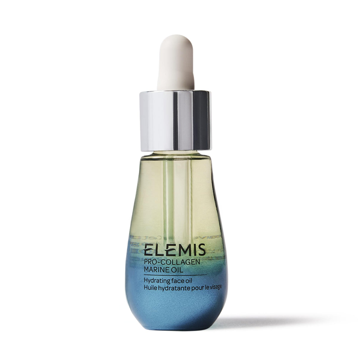 ELEMIS front bottle shot showing compact travel-friendly design and branding
