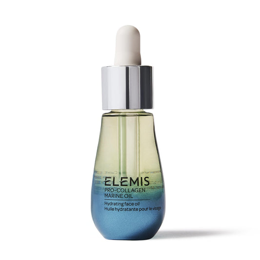 ELEMIS front bottle shot showing compact travel-friendly design and branding