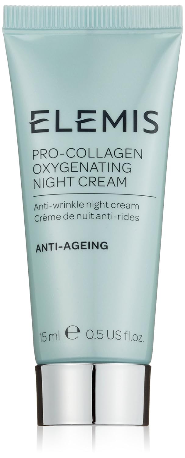 ELEMIS Pro-Collagen Night Cream jar front showing compact travel size and premium packaging benefit