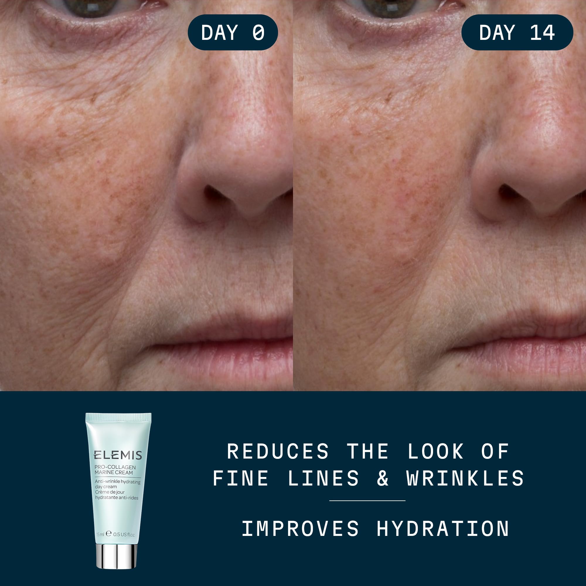 ELEMIS open jar texture close-up highlighting lightweight gel-cream hydration