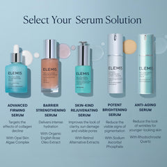 ELEMIS outer box and leaflet opened to show instructions and UK origin
