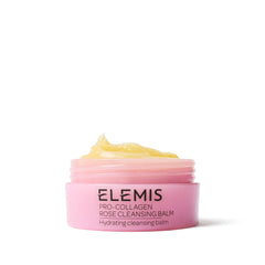 ELEMIS Pro-Collagen Rose Cleansing Balm 100ml front view with jar benefits